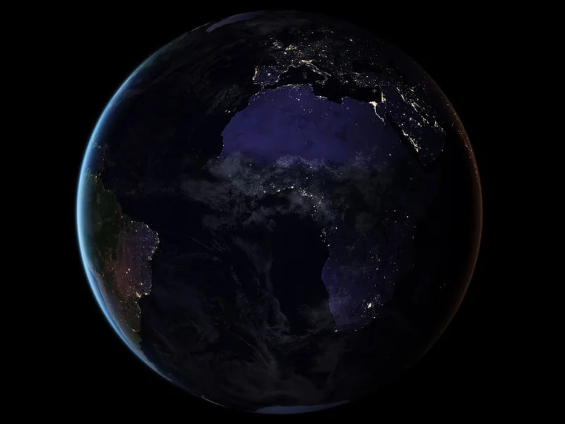 Earth at night