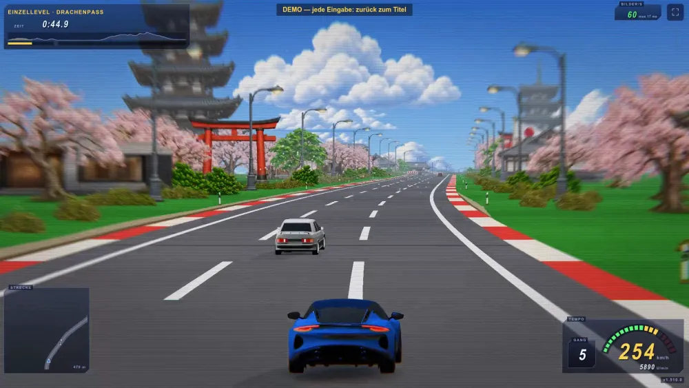 Fluchtpunkt spielen: Fahrt durch den Drachenpass
