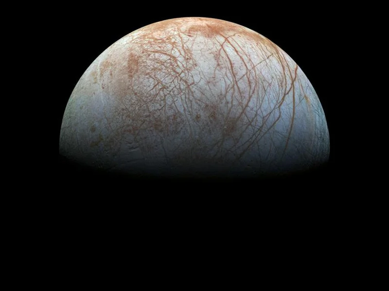 Jupiter - Europa's Stunning Surface (PIA19048)