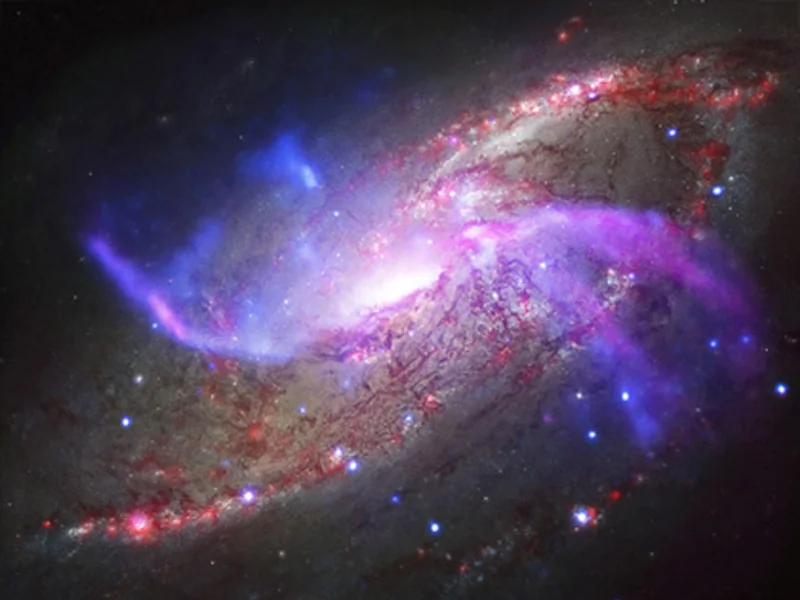 Multispectral image of M106