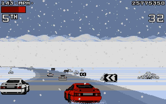 Lotus Turbo Challenge 2, snow track