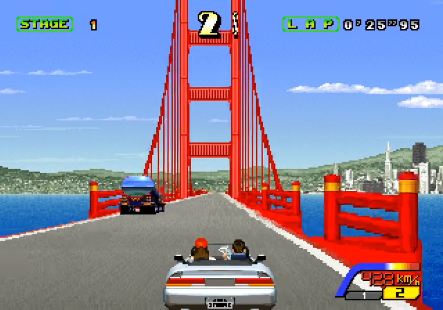 OutRunners: driving across the Golden Gate Bridge
